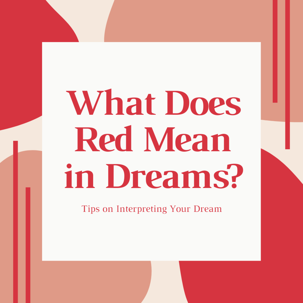 Dreams Of Red Dress And Emotions