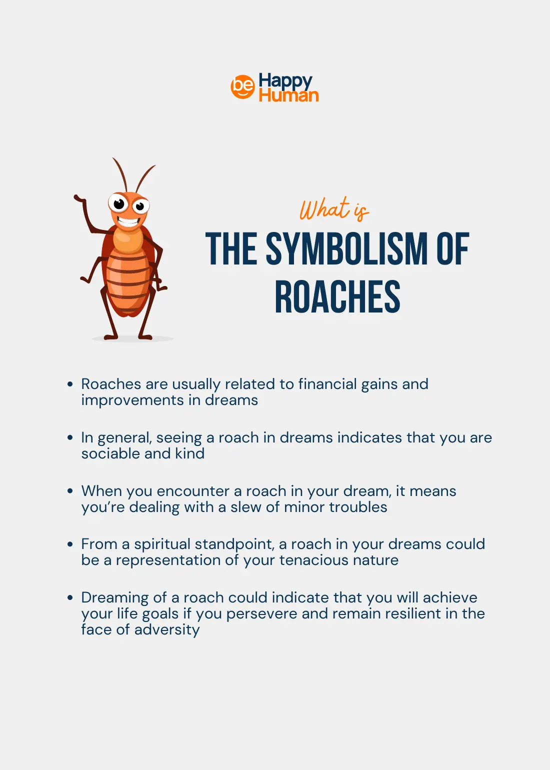 Spiritual Meaning Of Roaches In Dreams