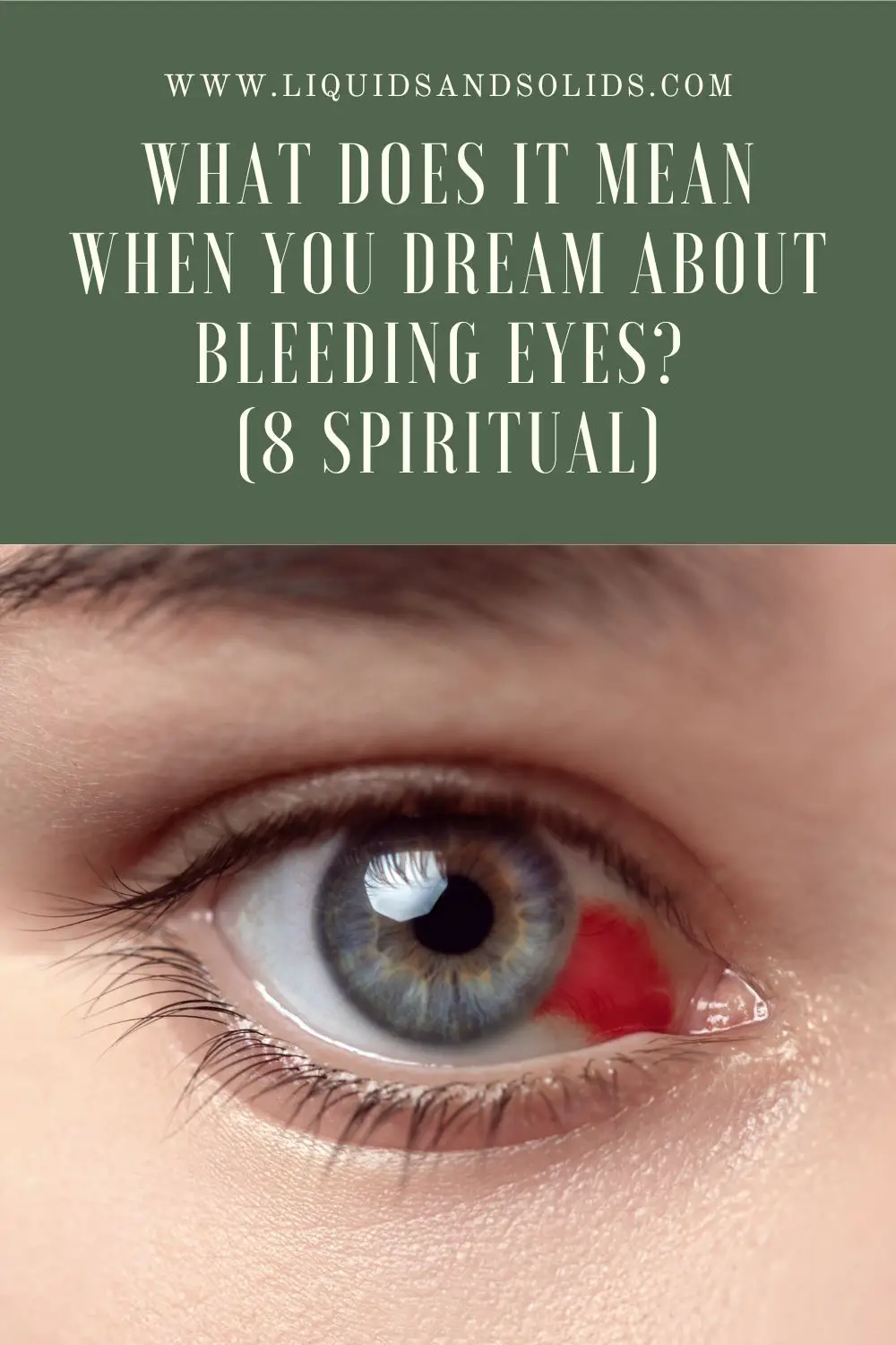 Dreams About Bleeding Eyes: Symbolic Meanings
