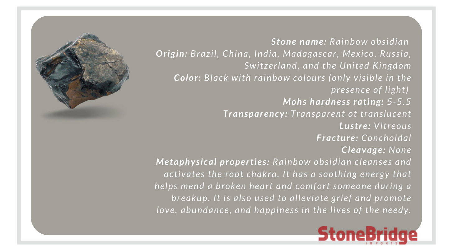 Properties Of Rainbow Obsidian