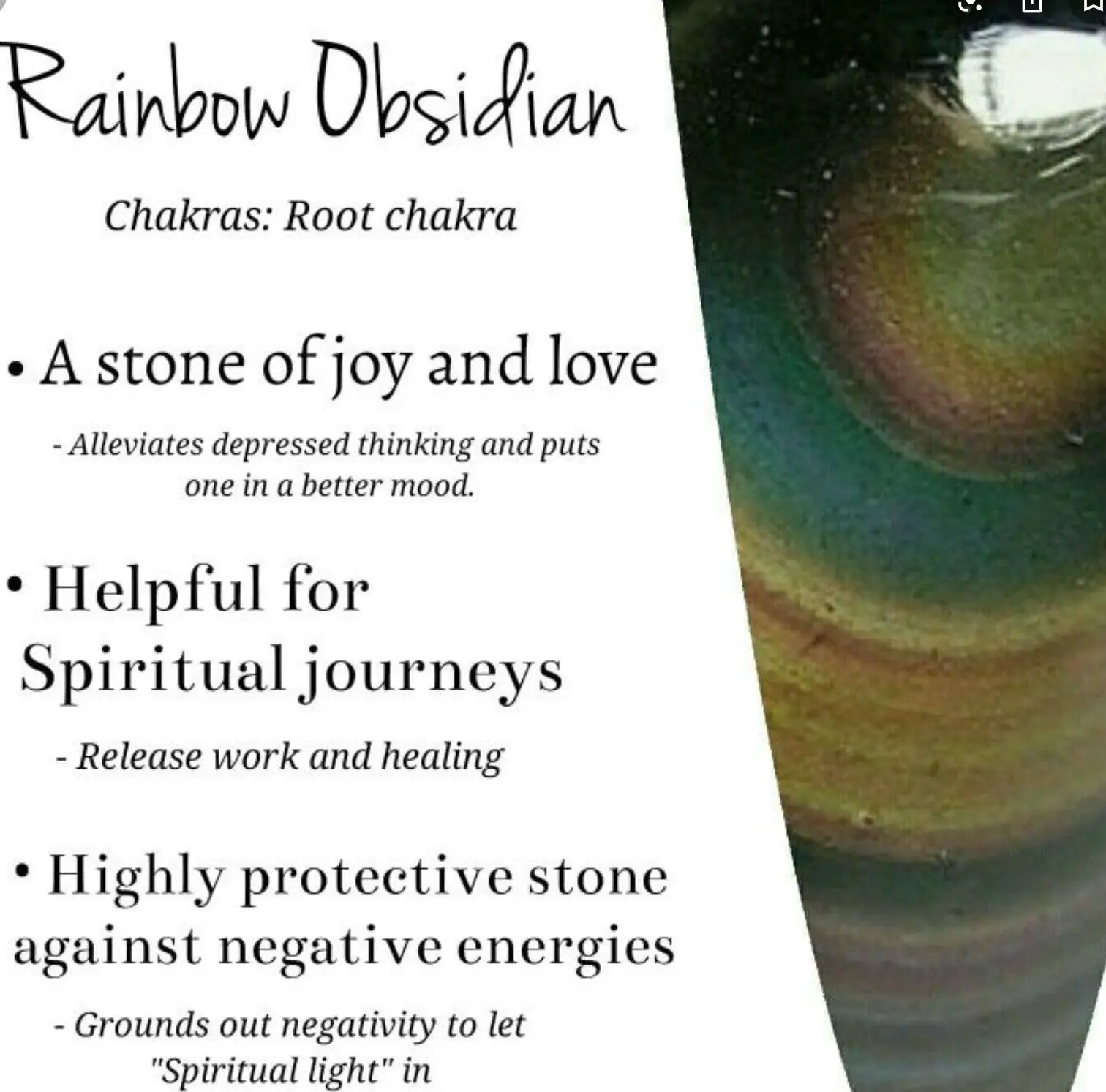 Spiritual Meaning Of Rainbow Obsidian