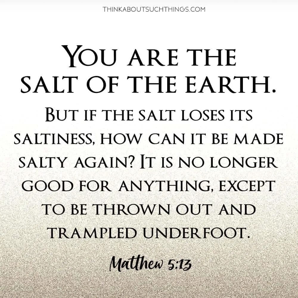 What Is The Meaning Of Salt In The Bible?