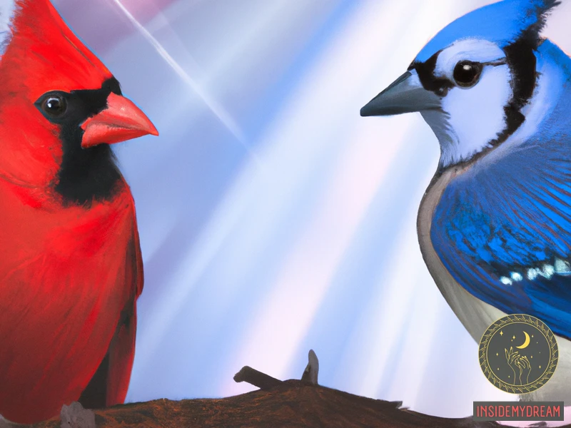 The Blue Jay And Cardinal: Symbolic Power Together