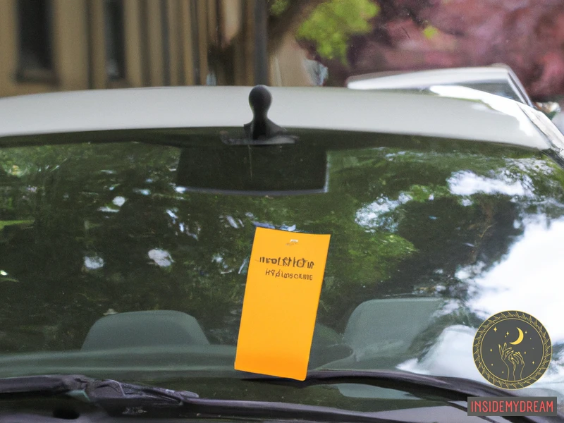 What Does It Mean When You Dream About A Parking Ticket?