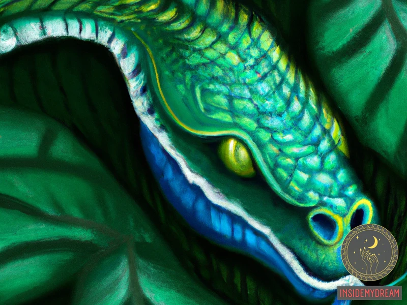 What Does Blue Green Snake Symbolize?
