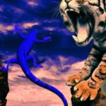 Decoding the Symbolic Meaning of a Dream about a Lizard Attacking a Tiger