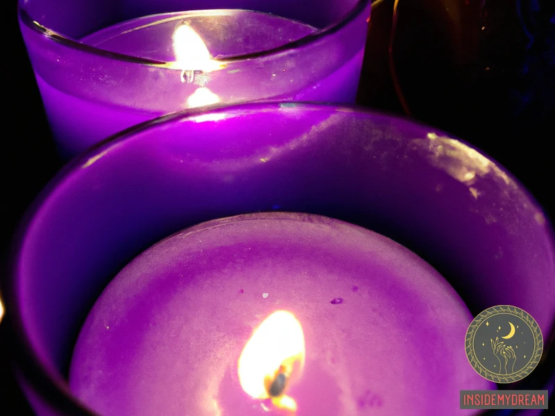 Purple Candles Symbolism