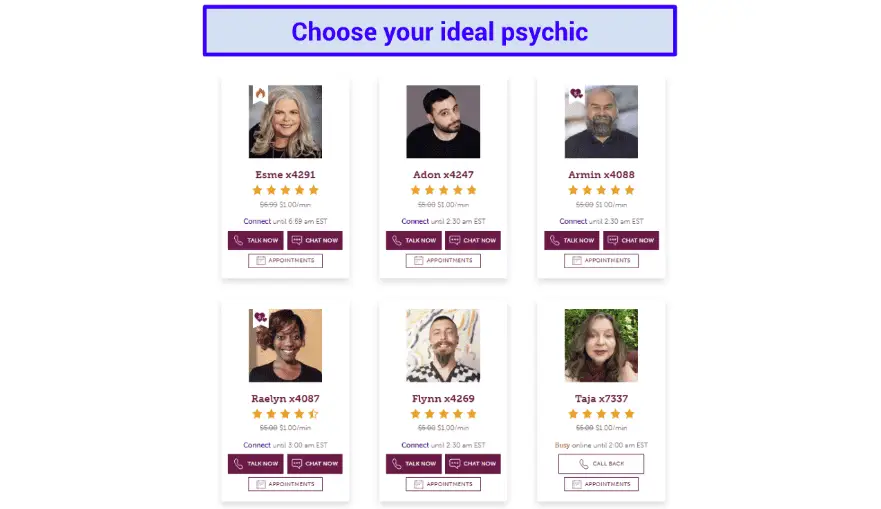 multi-talented psychics