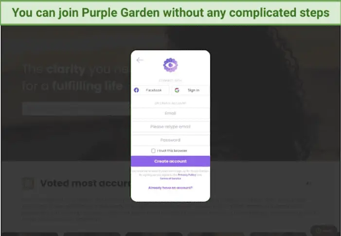 purple garden keep your data