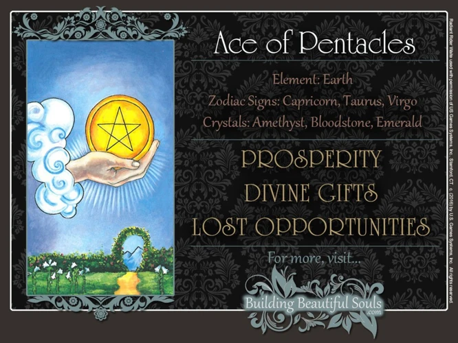 Interpreting The Ace Of Pentacles For Today