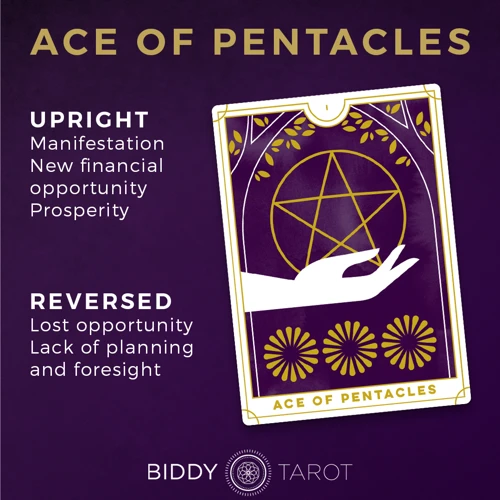 Meaning Of The Ace Of Pentacles Tarot Card