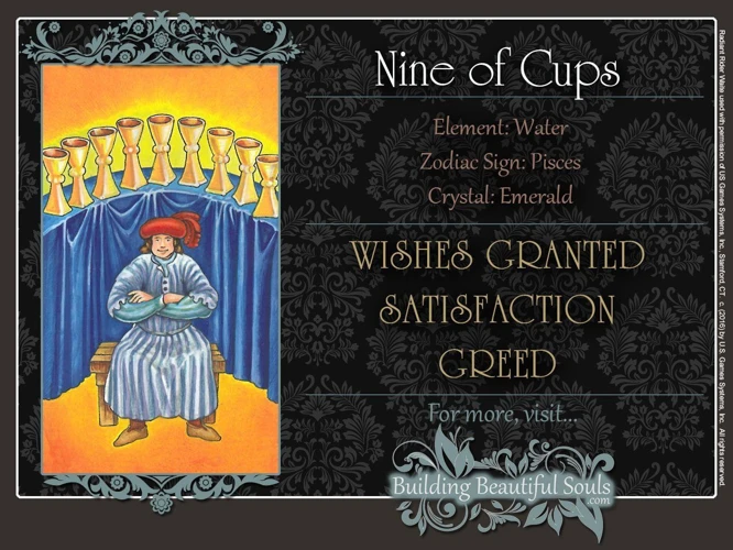 Meaning Of The Nine Of Cups Tarot Card
